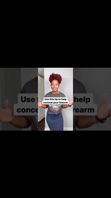 Use This Tip To Conceal Your Firearm