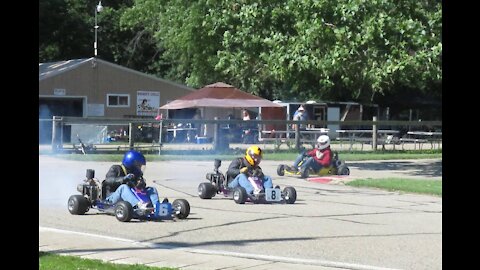 2020 VKA Brodhead - C-Open Dual Rear Engine Vintage Kart Race #1