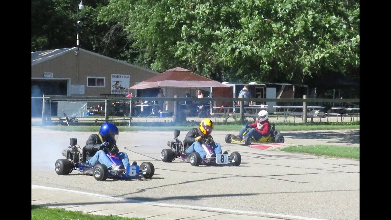2020 VKA Brodhead - C-Open Dual Rear Engine Vintage Kart Race #1