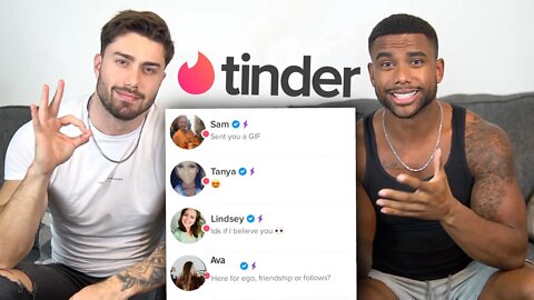 "CHAD" EXPOSES HIS TINDER MESSAGES (WHAT GIRLS REALLY SAY!) | FT. @Okan Serbes