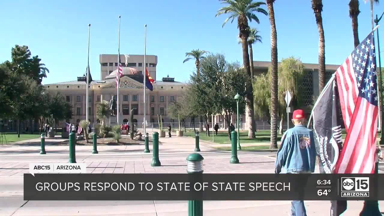 Groups respond to Ducey's State of the State address