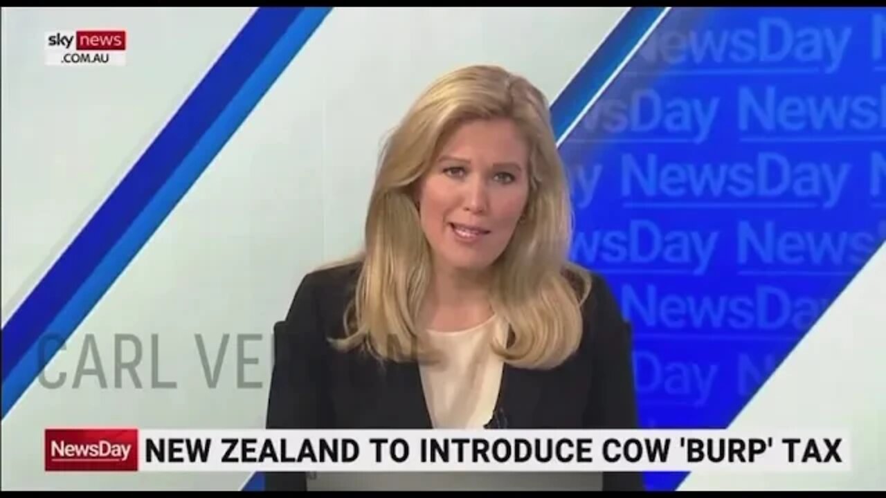 🐮😂🎪🙄🔫 New Zealand to introduce cow 'Burp' carbon tax.