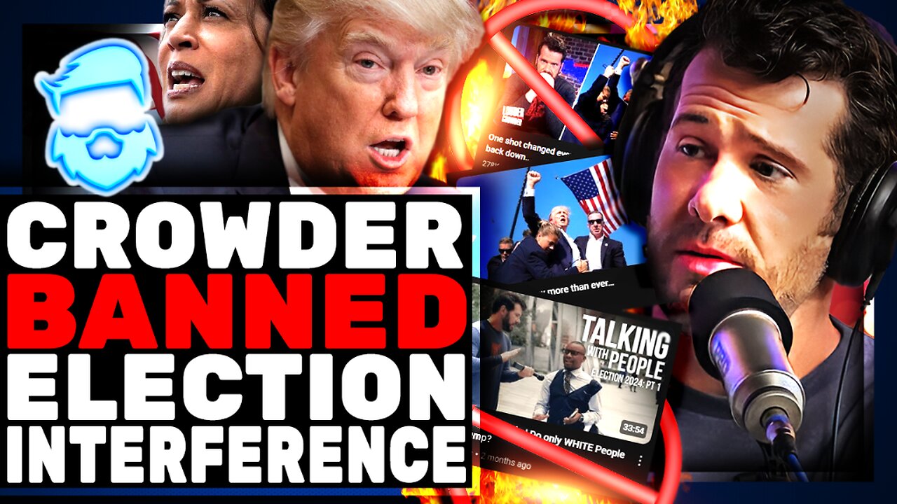 Steven Crowder DECLARES WAR On YouTube After ABSURD Reason For Ban Revealed! Massive Banwave Coming!