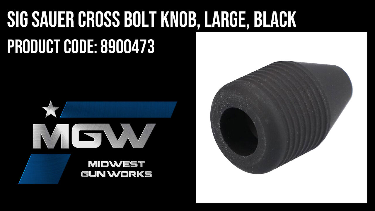 Sig Sauer CROSS Bolt Knob, Large, Black - 8900473