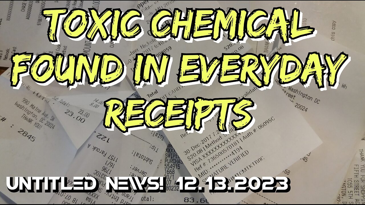 Harmful Chemical In Everyday Store Receipts