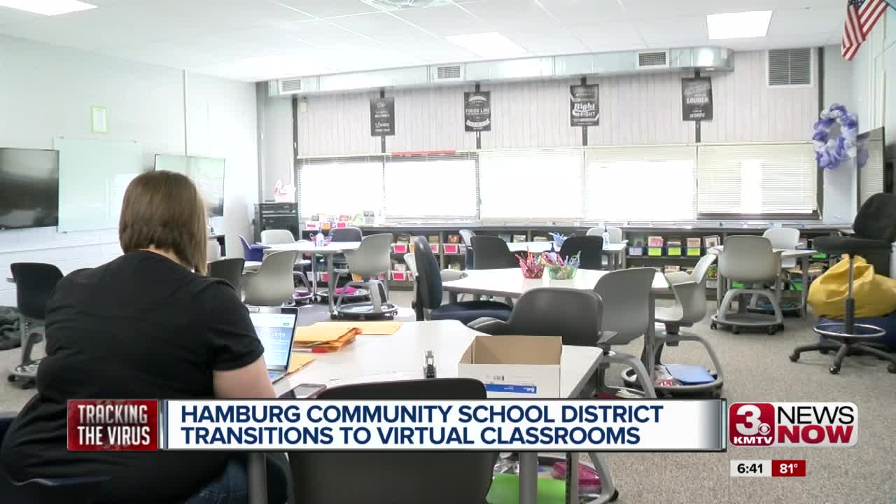 Hamburg Community School District transitions to virtual classrooms