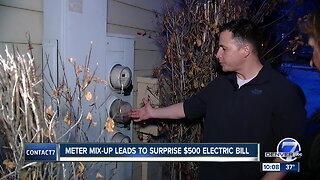 Meter mix-up leads to $500 Xcel electricity bill