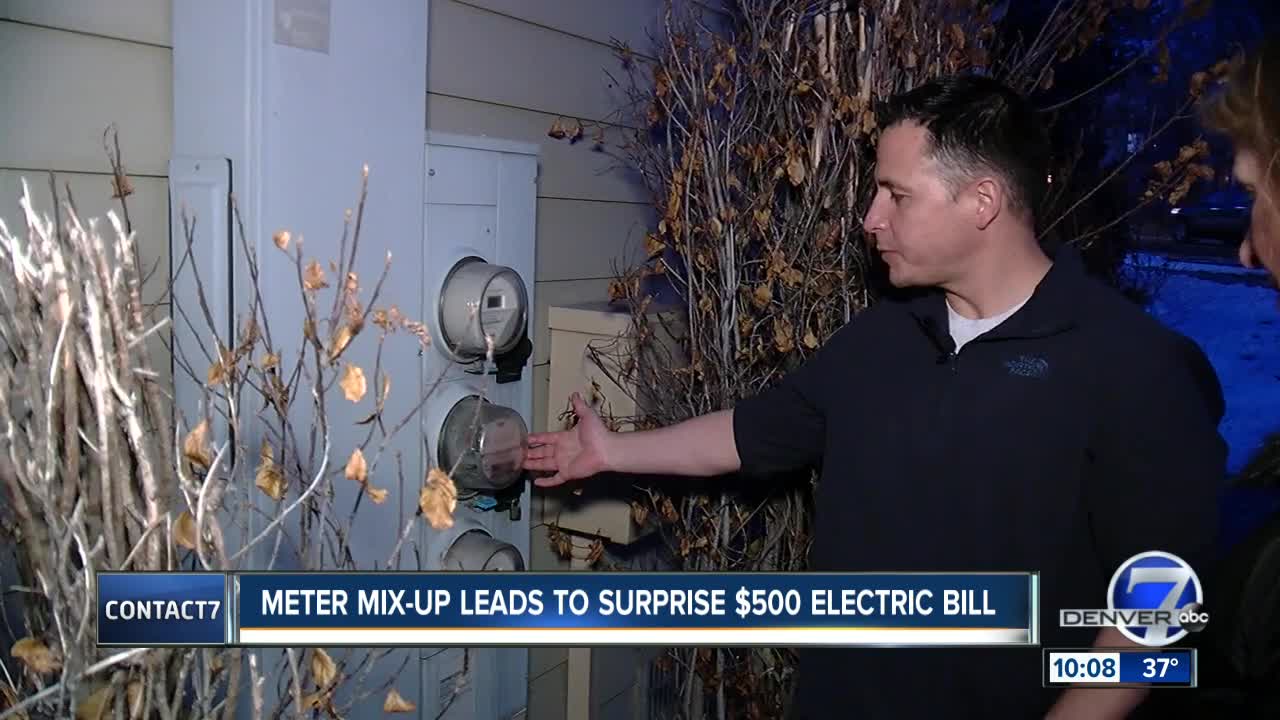 Meter mix-up leads to $500 Xcel electricity bill
