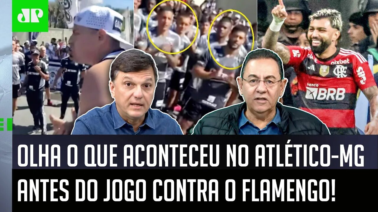 PATÉTICO? "ISSO NÃO TEM CABIMENTO!" OLHA o que ACONTECEU no Atlético-MG ANTES do JOGO com Flamengo!