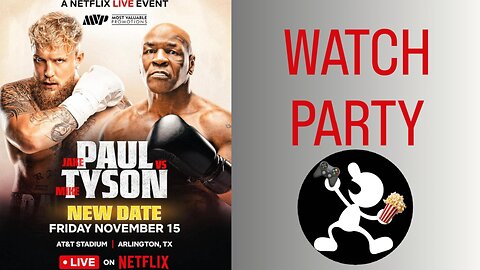 Paul VS Tyson (2024) | 🍿Watch Party🎬