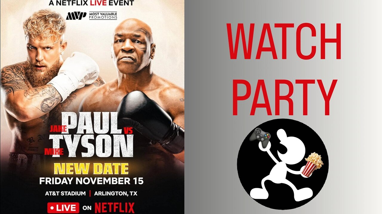 Paul VS Tyson (2024) | 🍿Watch Party🎬