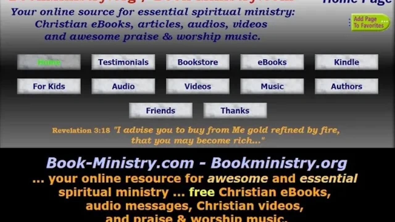 Book Ministry.org - Who We Are