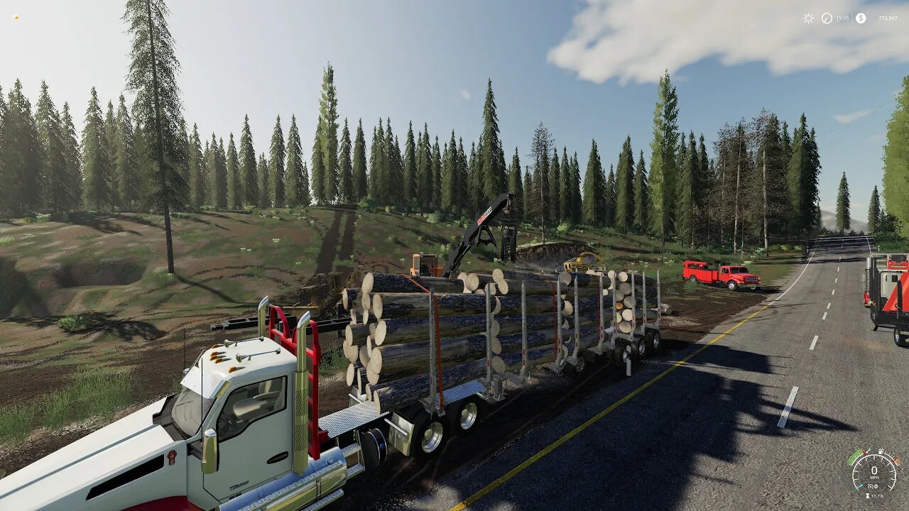 Live | Farm Simulator 19 | Logging | Kalador | Happy Easter