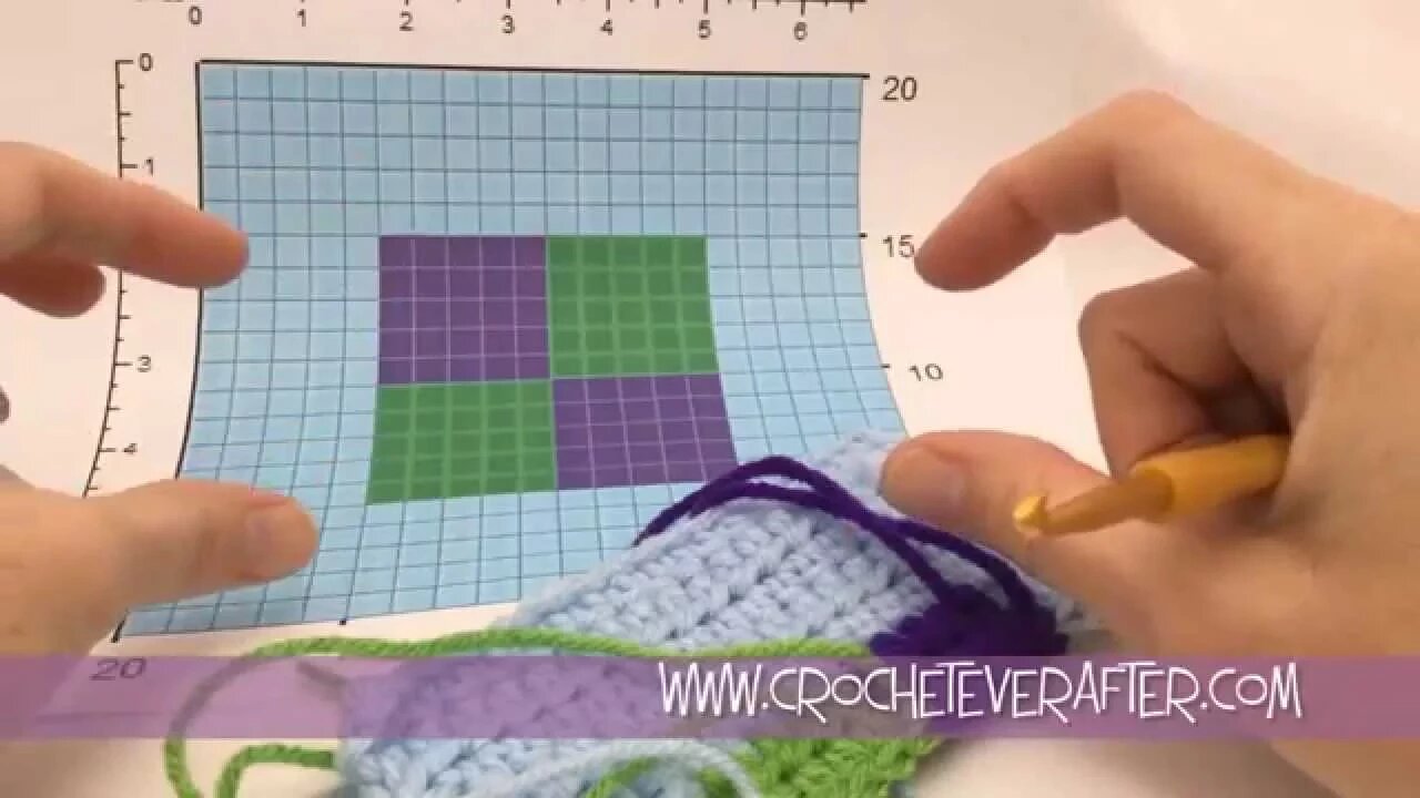 Half Double Crochet Intarsia Tutorial