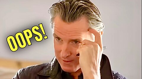 Gavin Newsom just realized this was a BAD IDEA! 😂🤣