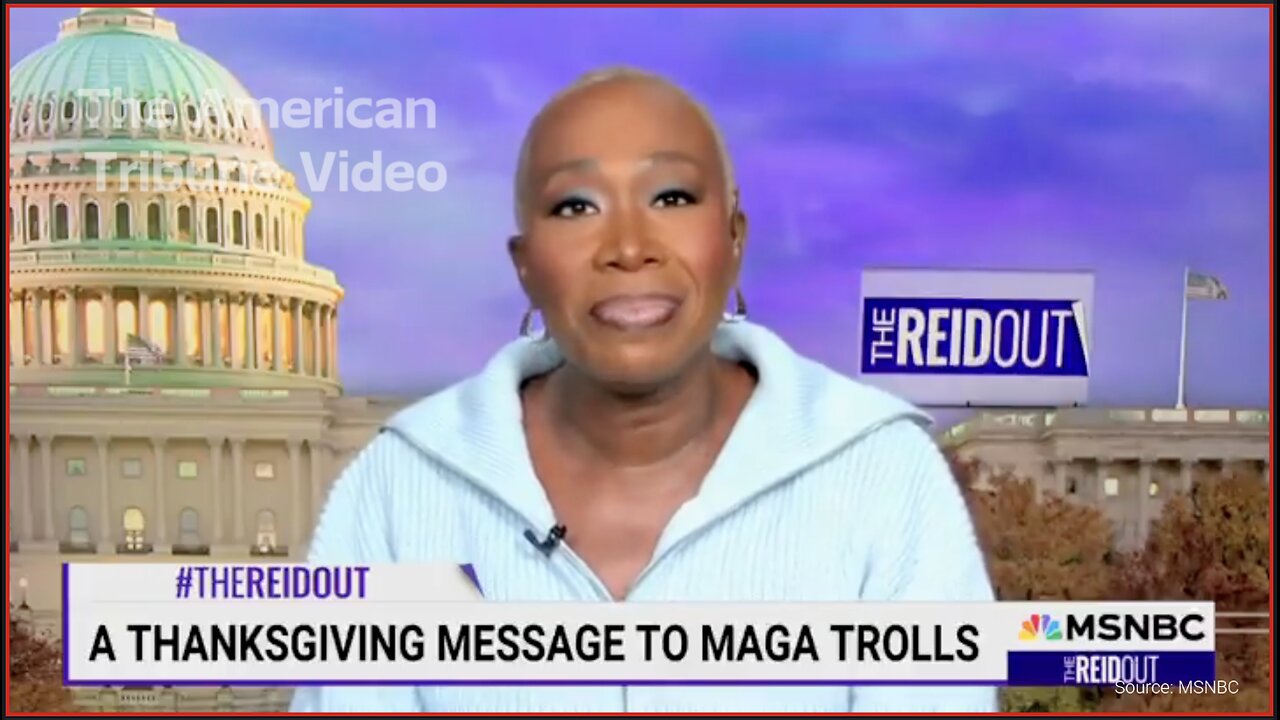 VIRAL MELTDOWN: Joy Reid Goes on Lengthy Tirade about Thanksgiving [WATCH]