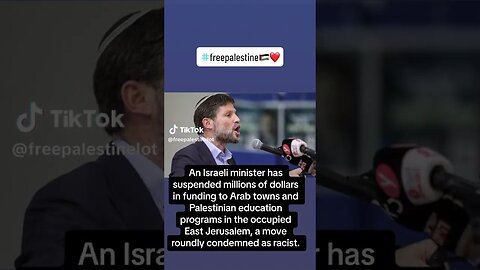 Why Is #Israeli Minister’s #Racist Act Acceptable? #Arabs #Israel #democracy