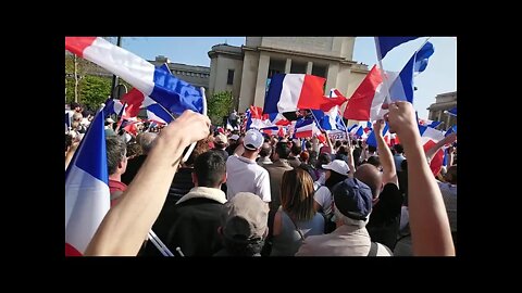 Meeting E ZEMMOUR AU TROCADERO PART 9