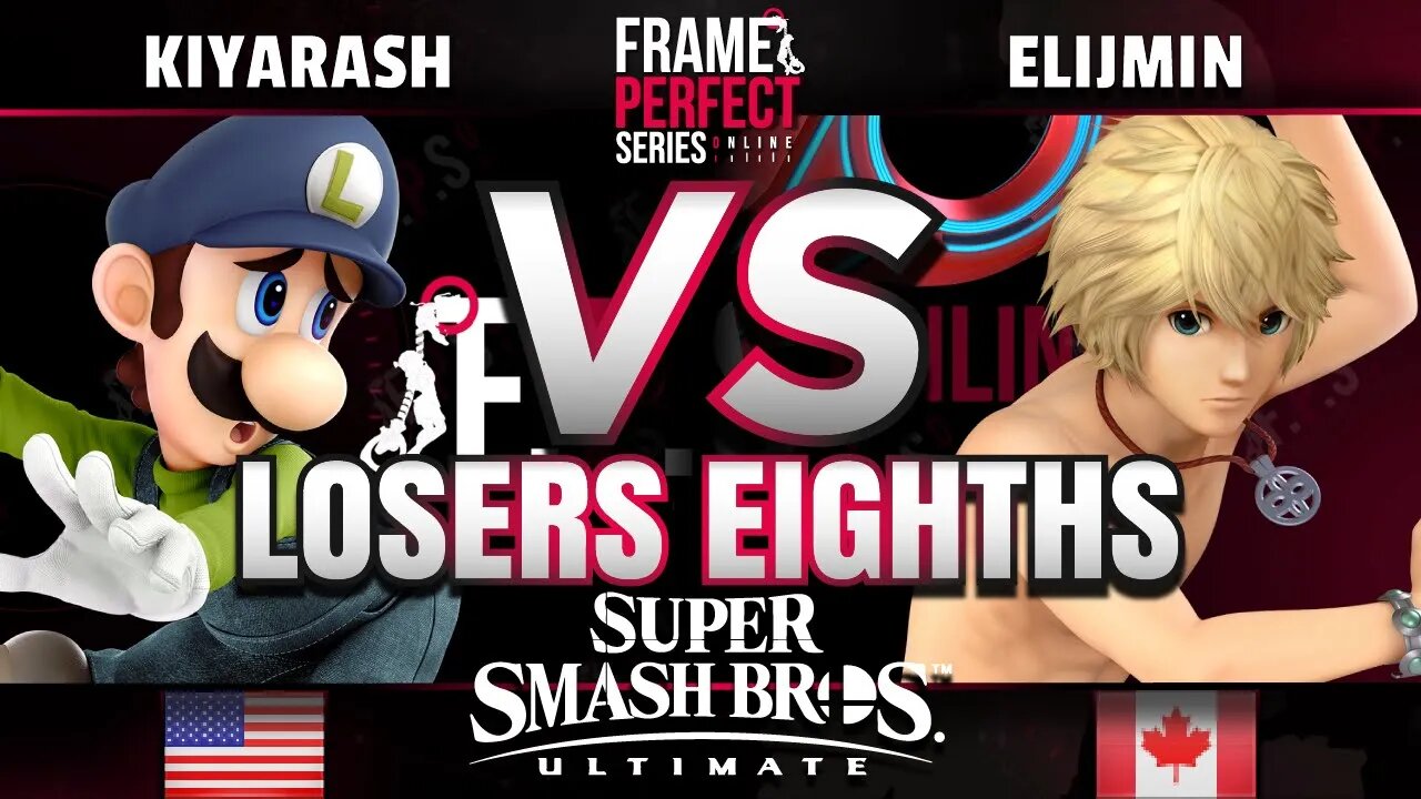 FPS6 Online - Kiyarash (Luigi) vs. TE | elijmin (Shulk) - Smash Ultimate Losers Top 8