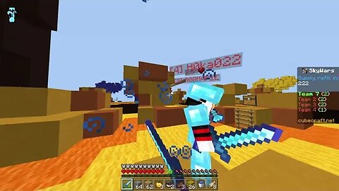 All that folding noobs just to get clapped last min in Skywars