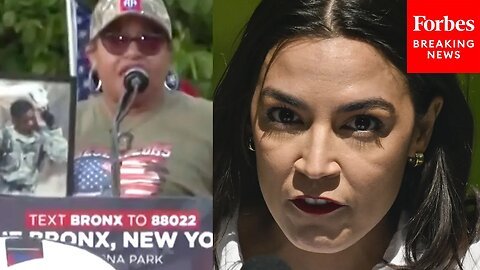 Trump Supporter Madeleine Brame Slams AOC At His Rally In The Bronx