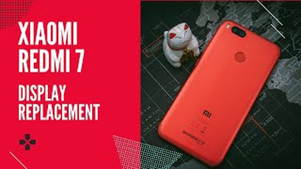 XIAOMI, Redmi 7, display, screen, replacement, repair video