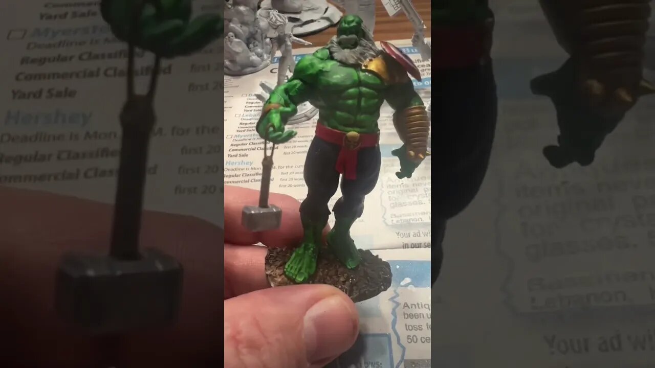 #MarvelComics #Maestro using #ArmyPainter #SpeedPaint #Hulk #Avengers #marvelrpg #minipainting