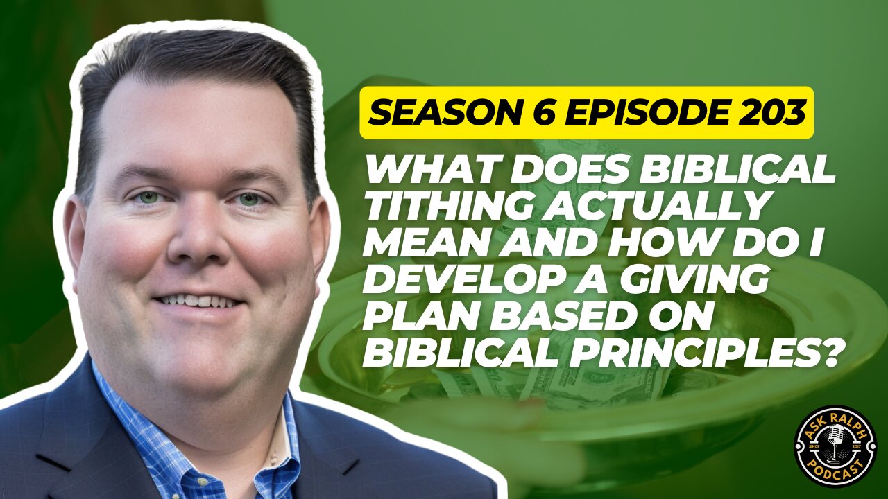 What does biblical tithing actually mean, and how do I develop a giving plan based on biblical principles?