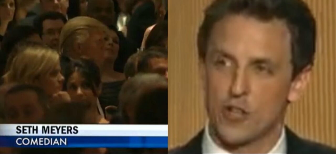 Seth Myers on SNL says Trump ran for president as a joke at White House Correspondents Dinner