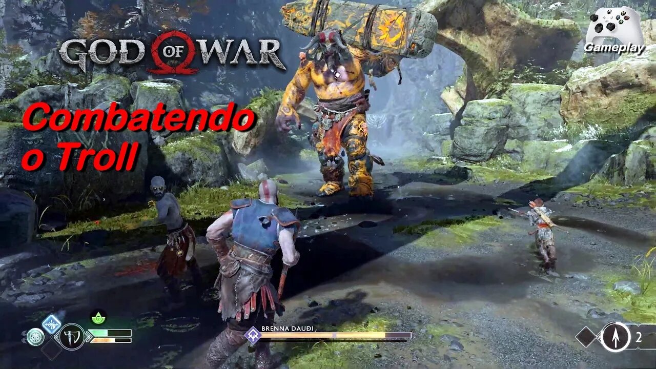 God of War - Combatendo o Troll