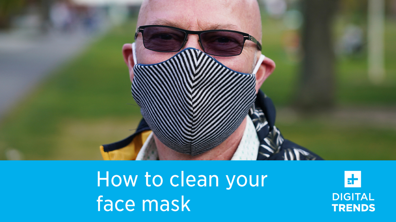 How to clean and sterilize your homemade face mask