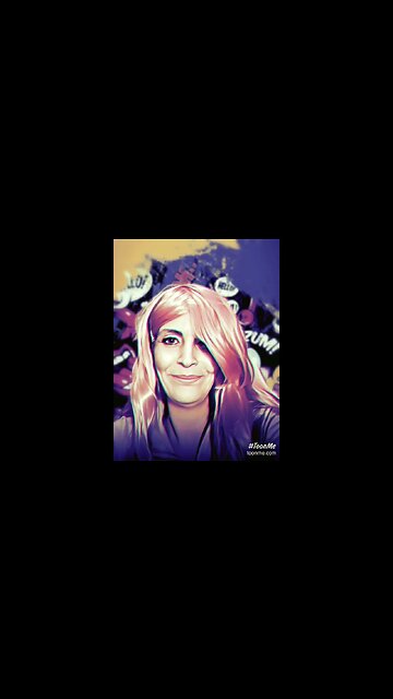 Ain't it lovely. More artwork done with the ToonMe App and capcut.