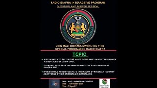 Radio Biafra Emergency special interactive program