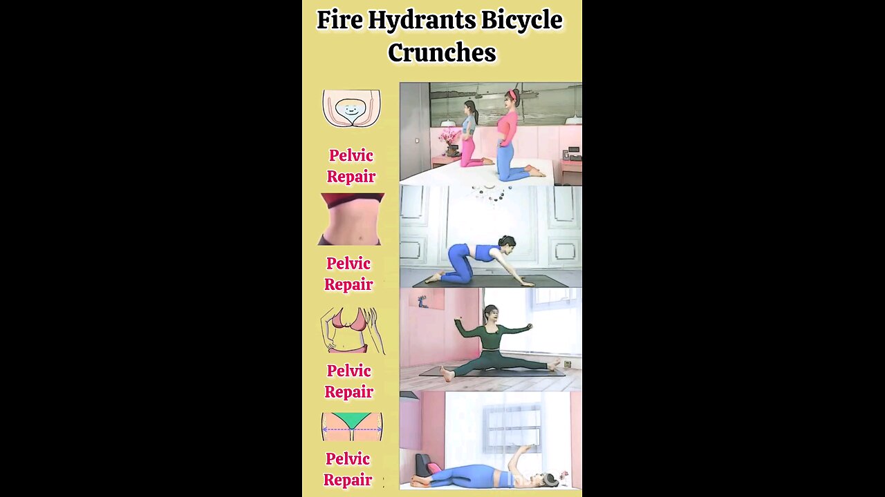 Fire Hydrants Bicycle Crunches