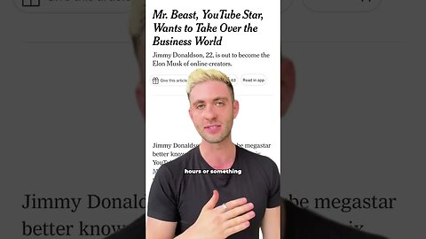 Watch how Mr. Beast is dominating the business world