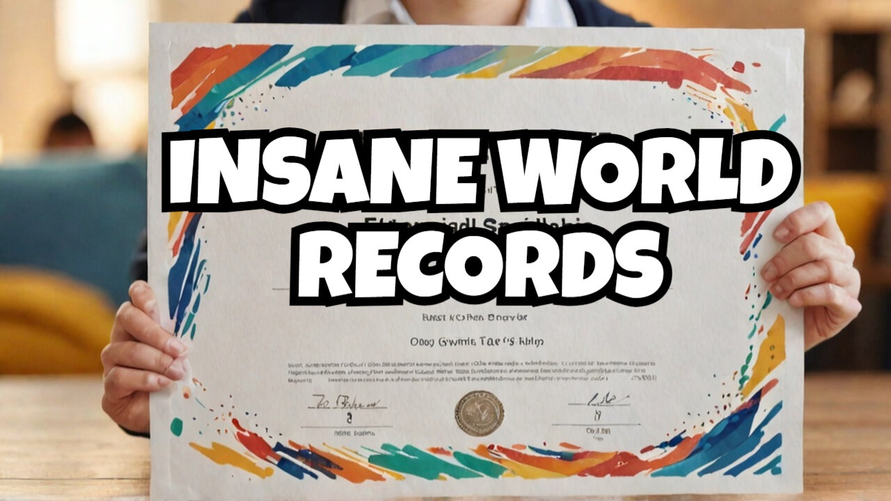 10 Insane World Records You Won't Believe