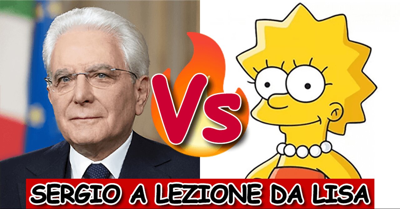 Vaccino: Mattarella a lezione da Lisa (The Simpson)