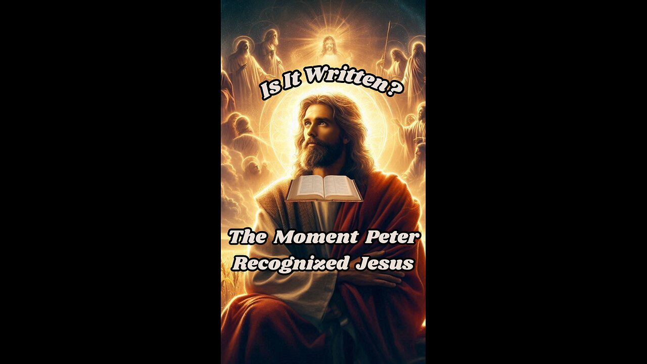 The Moment Peter Recognized Jesus!