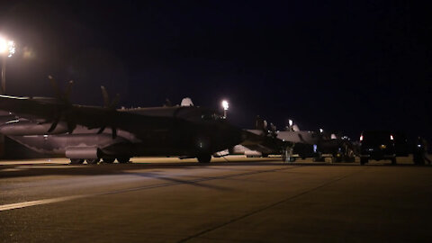 352 SOW Airmen take-off for HIRAIN mission