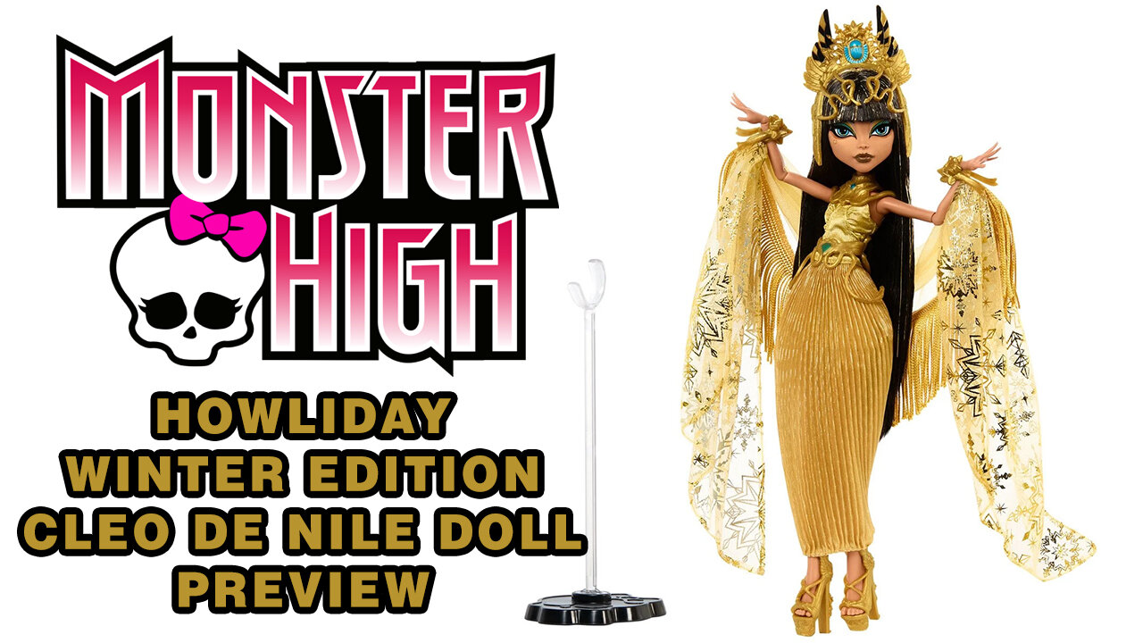 Monster High Howliday Cleo de Nile Doll Preview