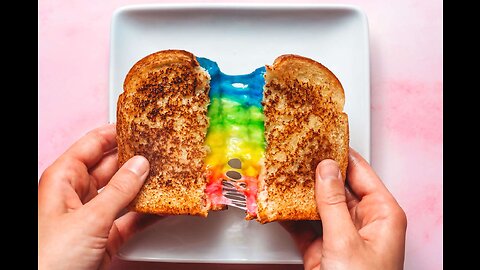 Rainbow Sandwiches