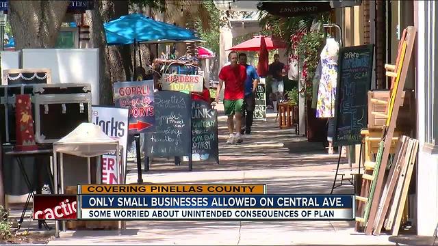 St. Pete's Central Ave could soon ban chains