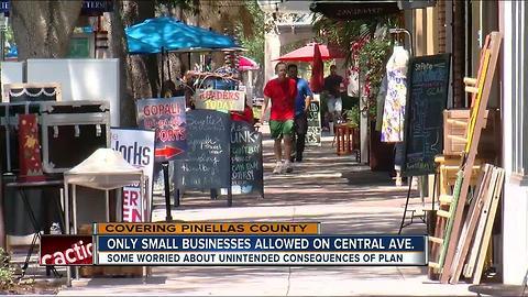 St. Pete's Central Ave could soon ban chains