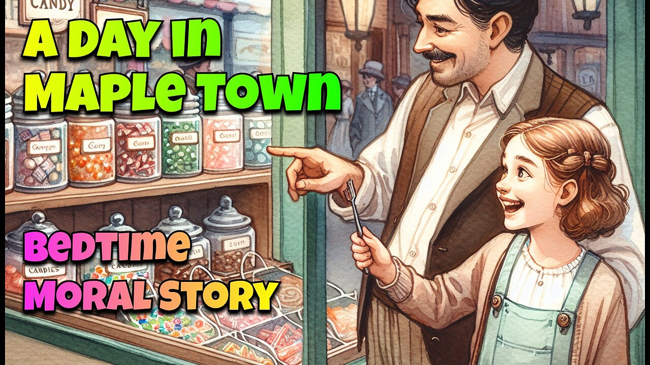 A Day in Maple Town - Short Story for Kids in English