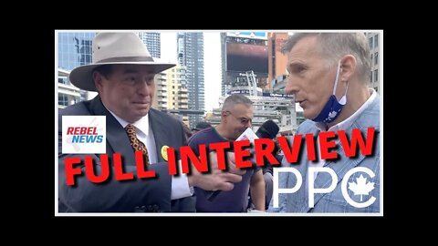 Rebel News FULL INTERVIEW with Maxime Bernier - Toronto Oct 3rd 2020