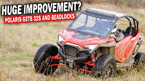 RZR Hits HUGE HOLE | BEADLOCKS & Km3s DIY install