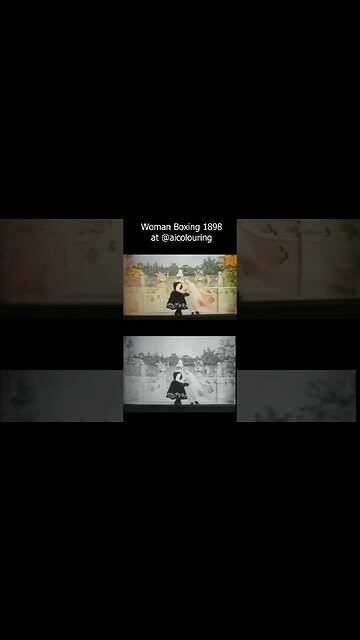 Oldest Boxing video 1898 - Recorded by Thomas Edison - Improved by AI technology