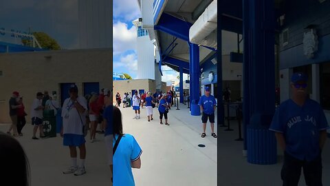 Blue Jays pre season ball game.