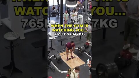 when the whole gym watches you lift...👀