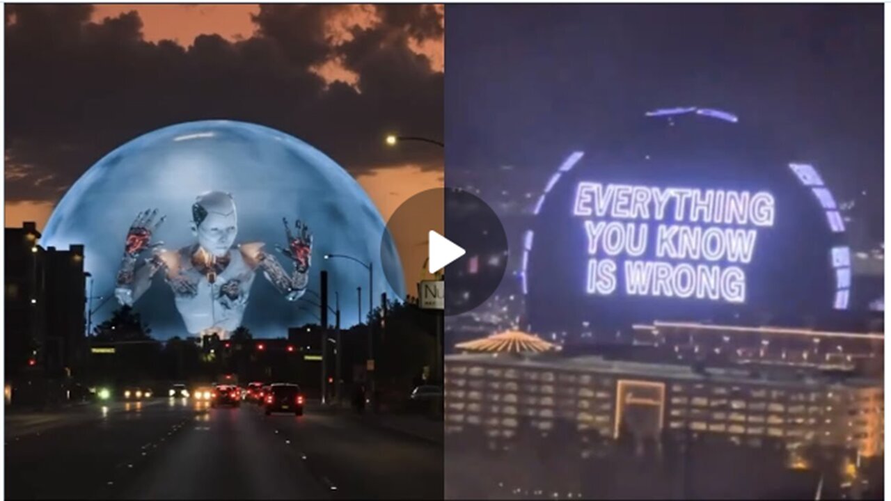 STRANGE THINGS ARE HAPPENING IN LAS VEGAS ON THE SPHERE! WHAT DOES THIS MESSAGING MEAN?